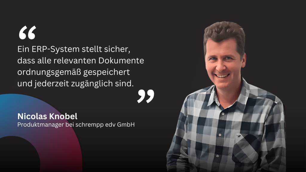 EU-Maschinenverordnung 2027: Nicolas Knobel, Produktmanager bei schrempp edv